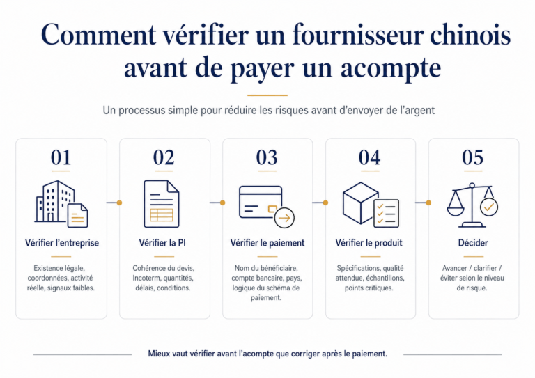 Schéma du process de vérification